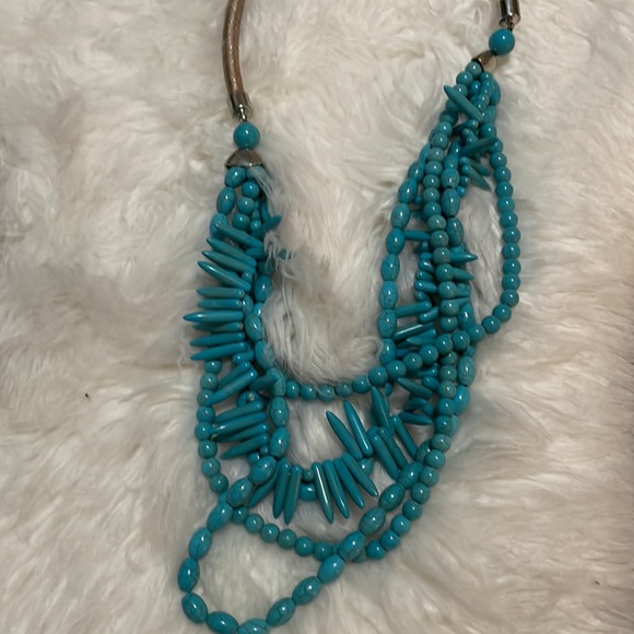 Ana Capri- turquoise stones necklace NWT - Picture 3 of 5
